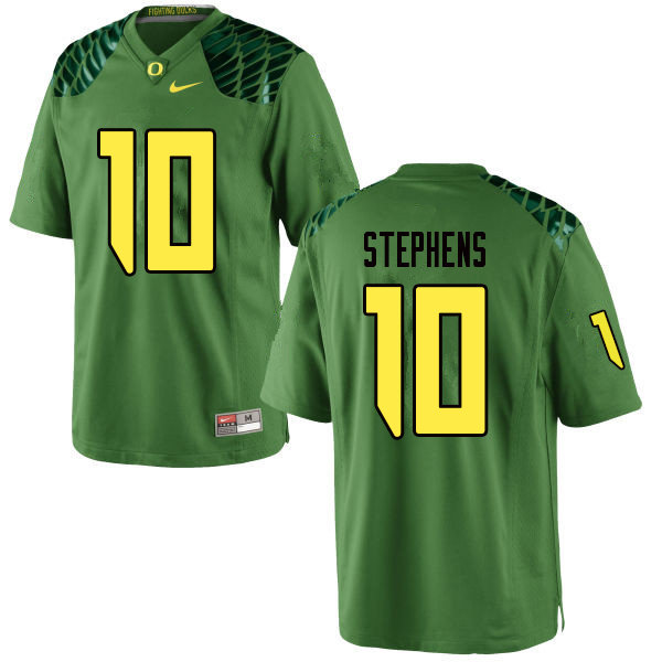 Men #10 Steve Stephens Oregn Ducks College Football Jerseys Sale-Apple Green - Click Image to Close